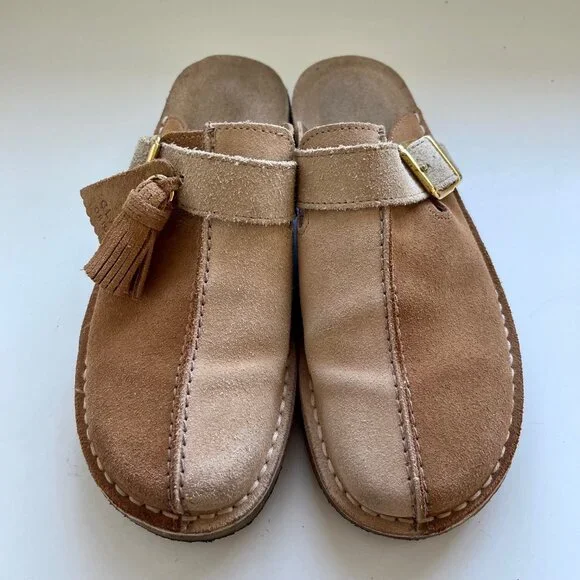 Clarks Trek Mule Two Tone Tan | Size 7.5 - Picture 7 of 9